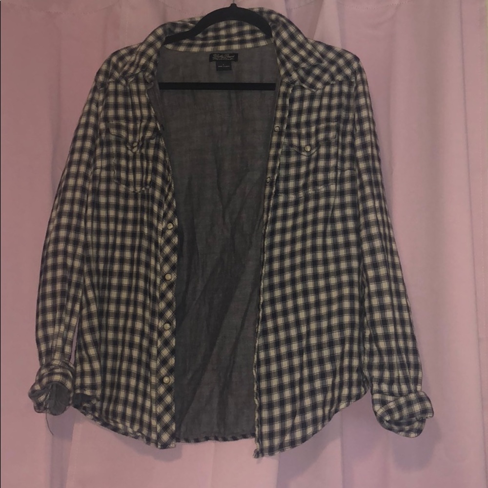 Lucky Brand Black and White flannel
